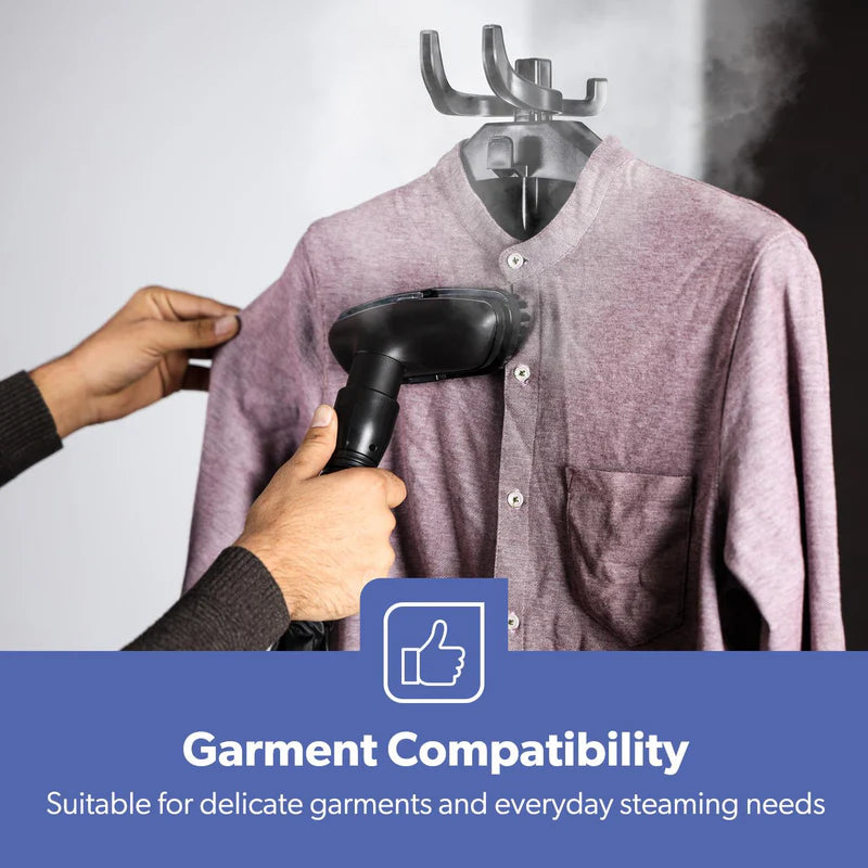 Geepas GGS25020 Garment Steamer | 2000W Powerful Upright Steamer with 3L Water Tank | 46g/min Continuous Steam | 2 Speed Settings | Adjustable Pole | 2 Years Warranty