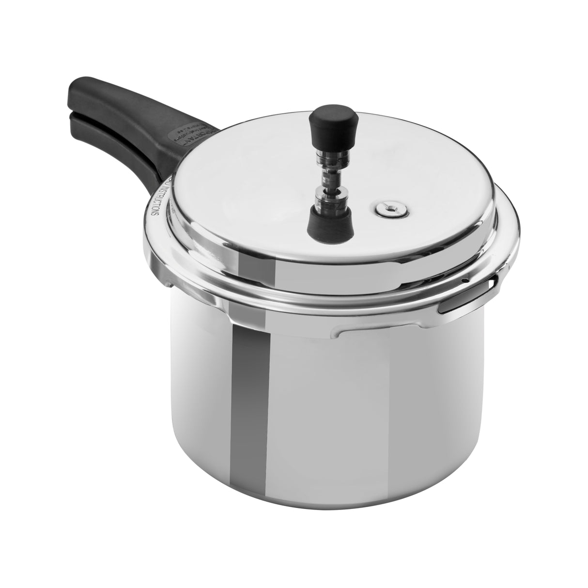 Royalford RF5801 3L Aluminium Induction Base Pressure Cooker - Lightweight & Durable Cooker with Lid, Cool Touch Handle and Safety Valves - Ideal for Gas and Solid Hotplates | 5 Years Warranty
