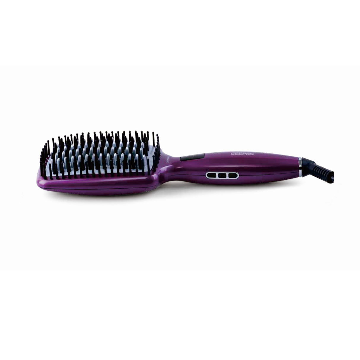 GHBS86030UK Ceramic Hair Brush, Style and Create Volume, All-in-One 50W Ceramic Coated with Quick-Heating PTC Element, Max Temp 230, and LCD Display - 2 Years Warranty
