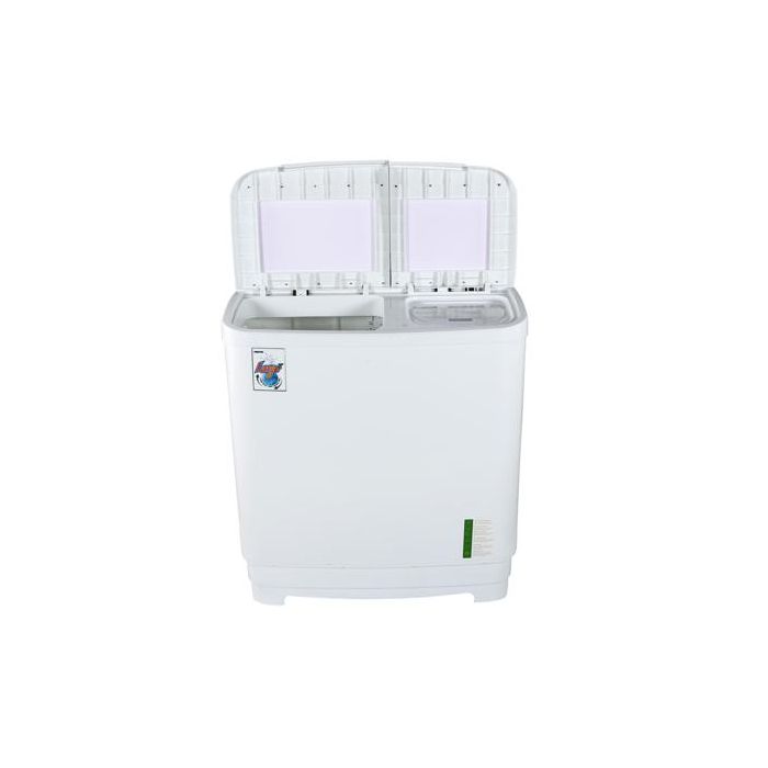 Geepas GSWM6467 Semi Automatic Washing Machine  | 9.2Kg Large Capacity | Tempered Glass Cover | Low Noise Motor | High Back Control Panel & 610W Power Efficiency