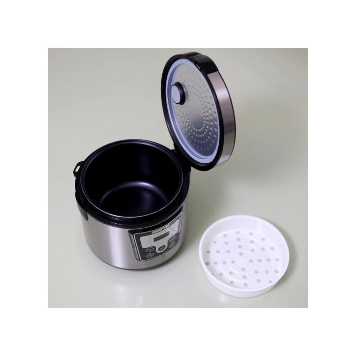 Geepas Electric Pressure Cooker - Multi-Cooker with Non-Stick Pot | Digital Display LED Screen with Touch Selection Menu | 12 One-Touch Programs | 24 Hours Timer | 2 Years Warranty