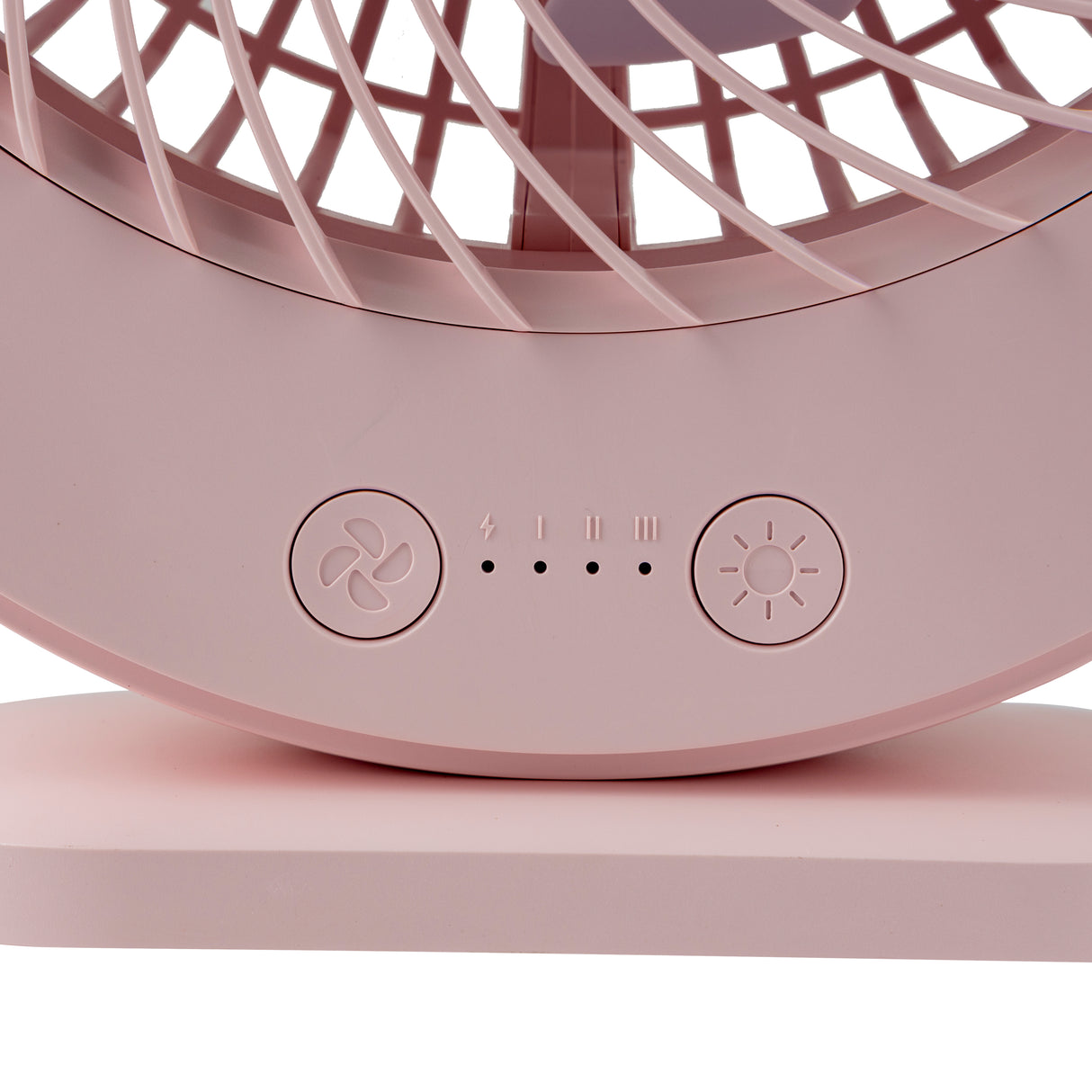 Geepas GF21158 Rechargeable 6 Inch Fan | 4500mAh Battery | 12H Working Time| 3-Speed Control| LED Night Light | Low Noise | Compact & Lightweight | 2 Years Warranty