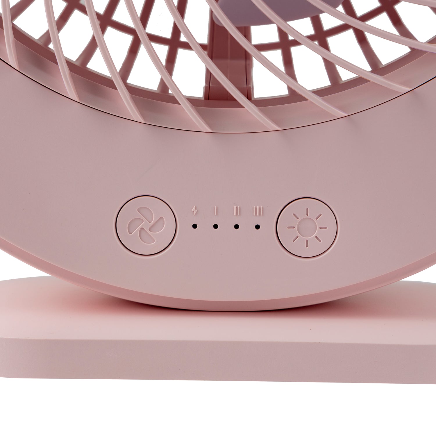 Geepas GF21158 Rechargeable 6 Inch Fan | 4500mAh Battery | 12H Working Time| 3-Speed Control| LED Night Light | Low Noise | Compact & Lightweight | 2 Years Warranty