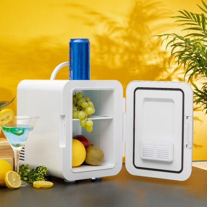 Mini Refrigerator with Cold or Warm Function GRF63043 Car & Home Refrigerator, 4L Normal & Silent Mode