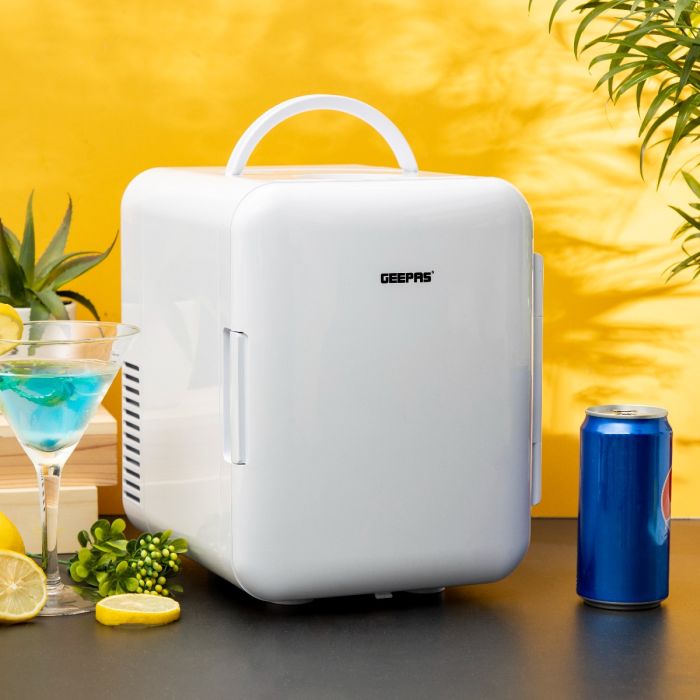 Mini Refrigerator with Cold or Warm Function GRF63043 Car & Home Refrigerator, 4L Normal & Silent Mode