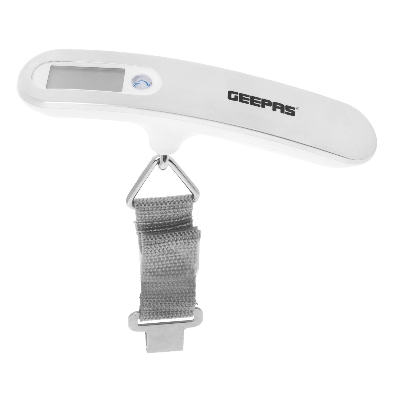 Geepas Digital Luggage Scale GLS4221 | Portable Handheld Travel Weight Scale with Clear LCD Display, Strong Strap, Compact Design & Accurate Measurement for Baggage