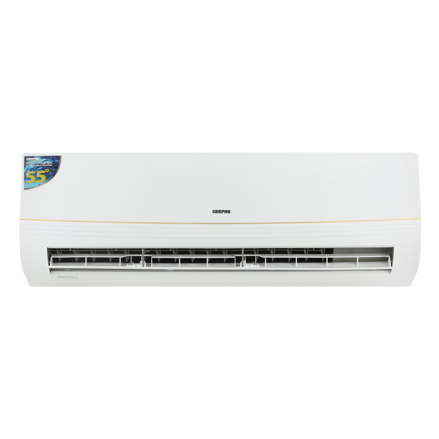 Geepas GACS24035SU  Split Type Air Conditioner | 24000 BTU Powerful Cooling Capacity | Turbo Cooling Function | LED Display | Quiet Air Supply System | 1-Year Warranty