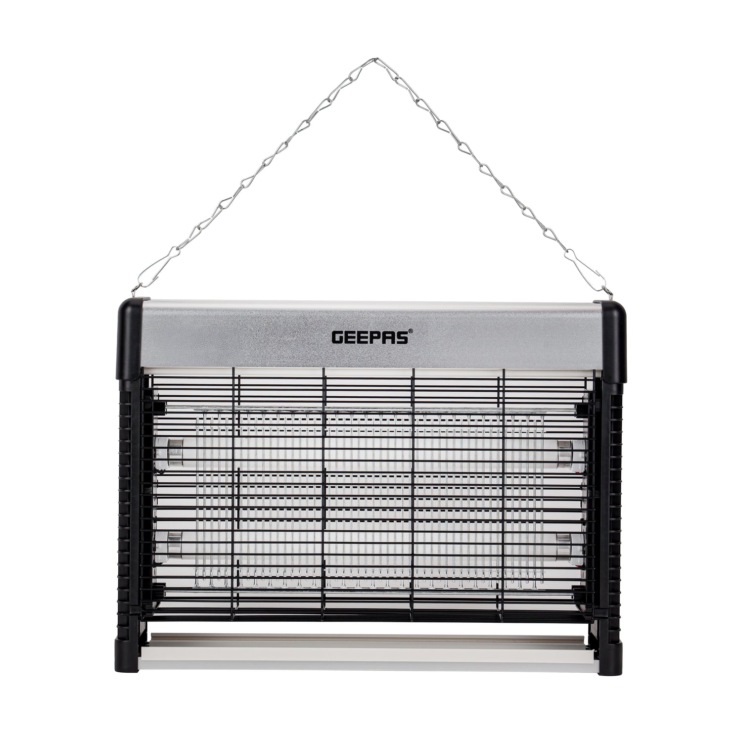 Geepas GBK1133N Electric Insect Killer | 20W UV Bug Zapper with 2x10W Tubes | Pollution-Free, Low Power Consumption| Automatic Pest Control Device | 2 Years Warranty
