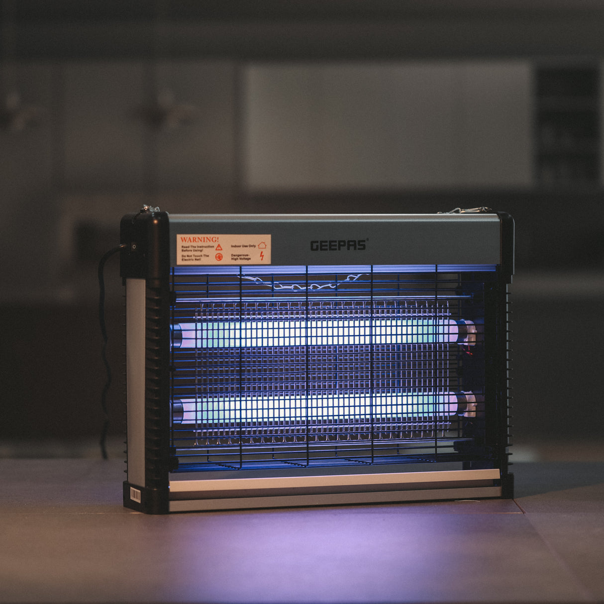 Geepas GBK1133N Electric Insect Killer | 20W UV Bug Zapper with 2x10W Tubes | Pollution-Free, Low Power Consumption| Automatic Pest Control Device | 2 Years Warranty