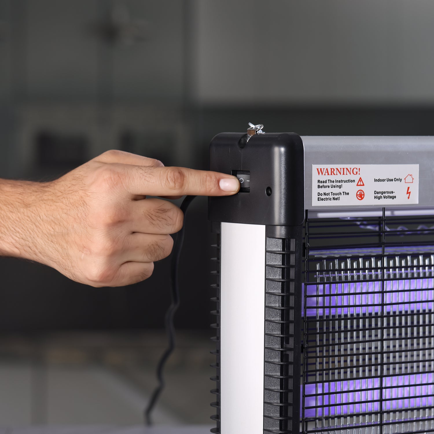 Geepas GBK1133N Electric Insect Killer | 20W UV Bug Zapper with 2x10W Tubes | Pollution-Free, Low Power Consumption| Automatic Pest Control Device | 2 Years Warranty