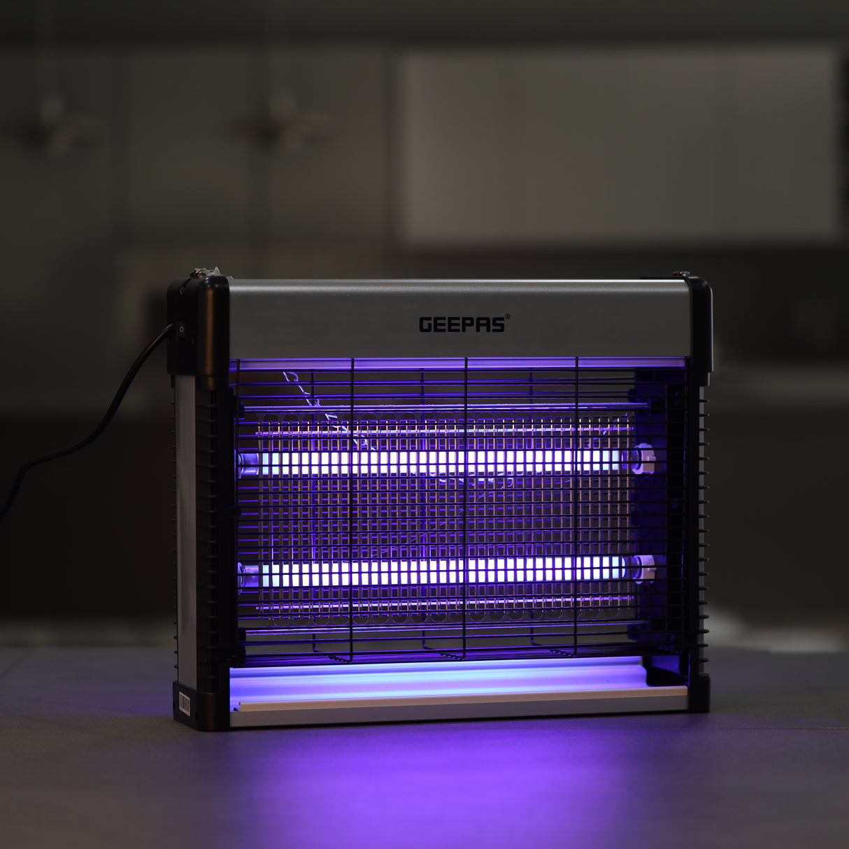 Geepas GBK25617 Electric Insect Killer | UV Light Bug Zapper for Home & Office |Pollution-Free| Low Power Consumption| Eco-Friendly Mosquito & Fly Trap |2 Years Warranty