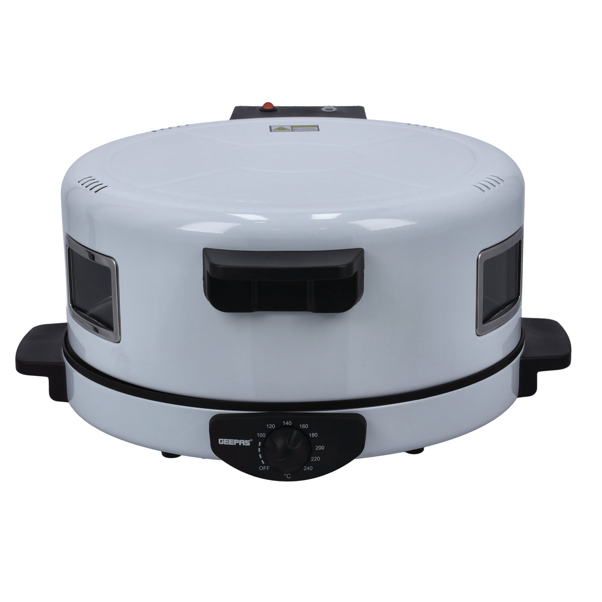 Geepas GBM63037 Arabic Bread Maker | 40cm Large Baking Plate for Perfect Arabic Bread, Pita & Flatbreads |Adjustable Temperature, Non-Stick Coating, Cool-Touch Handles