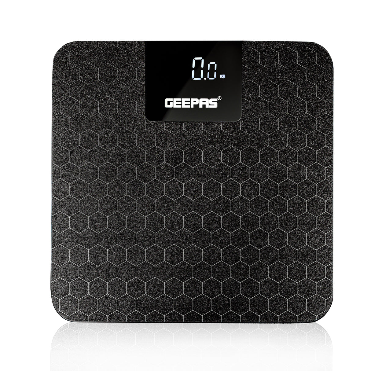 Geepas GBS46524UK Digital Body Scale | High Precision Sensor System | 180kg Capacity, Tempered Glass Top, ABS Base | Multi-Purpose Body Weighing Machine | 2 Year Warranty