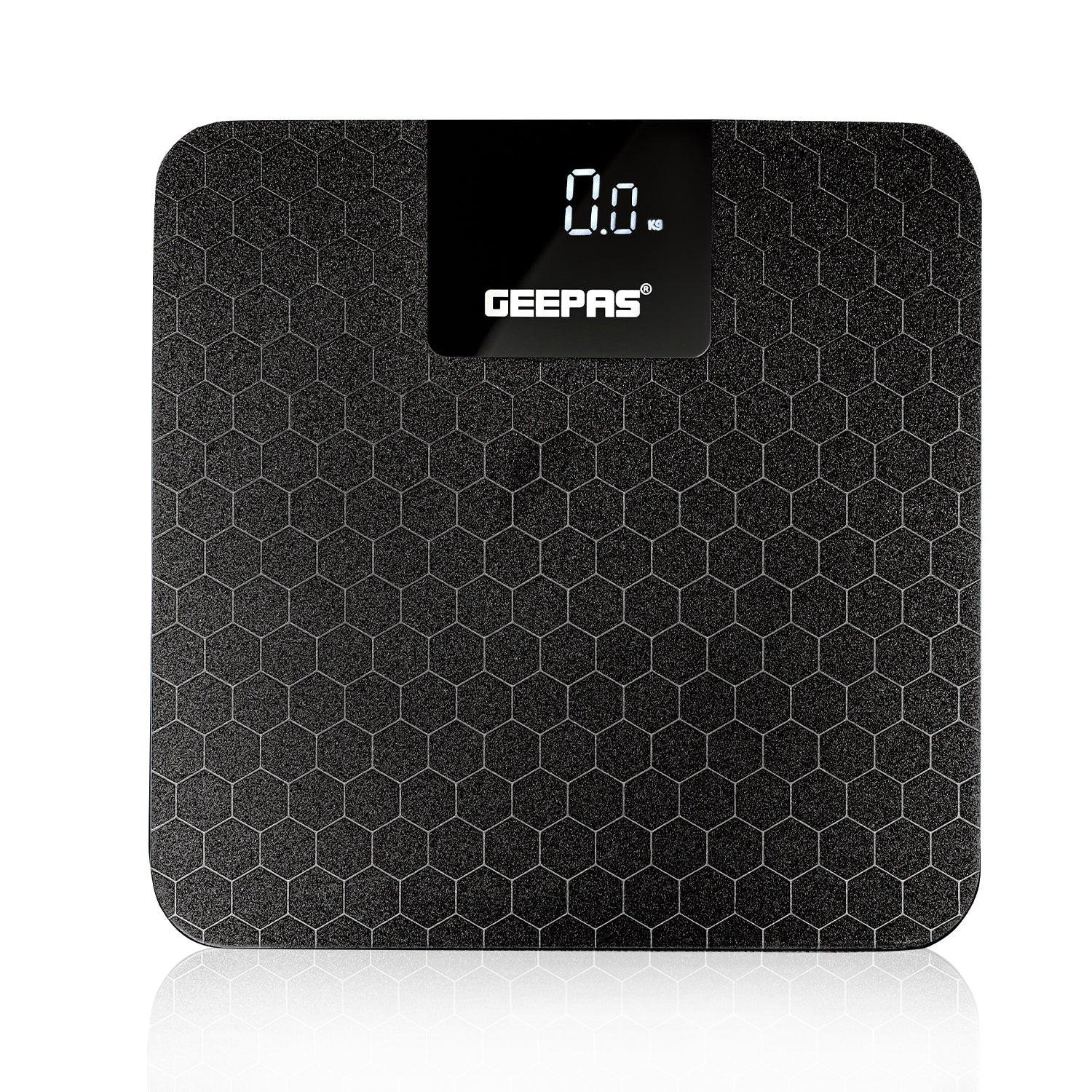 Geepas GBS46524UK Digital Body Scale | High Precision Sensor System | 180kg Capacity, Tempered Glass Top, ABS Base | Multi-Purpose Body Weighing Machine | 2 Year Warranty