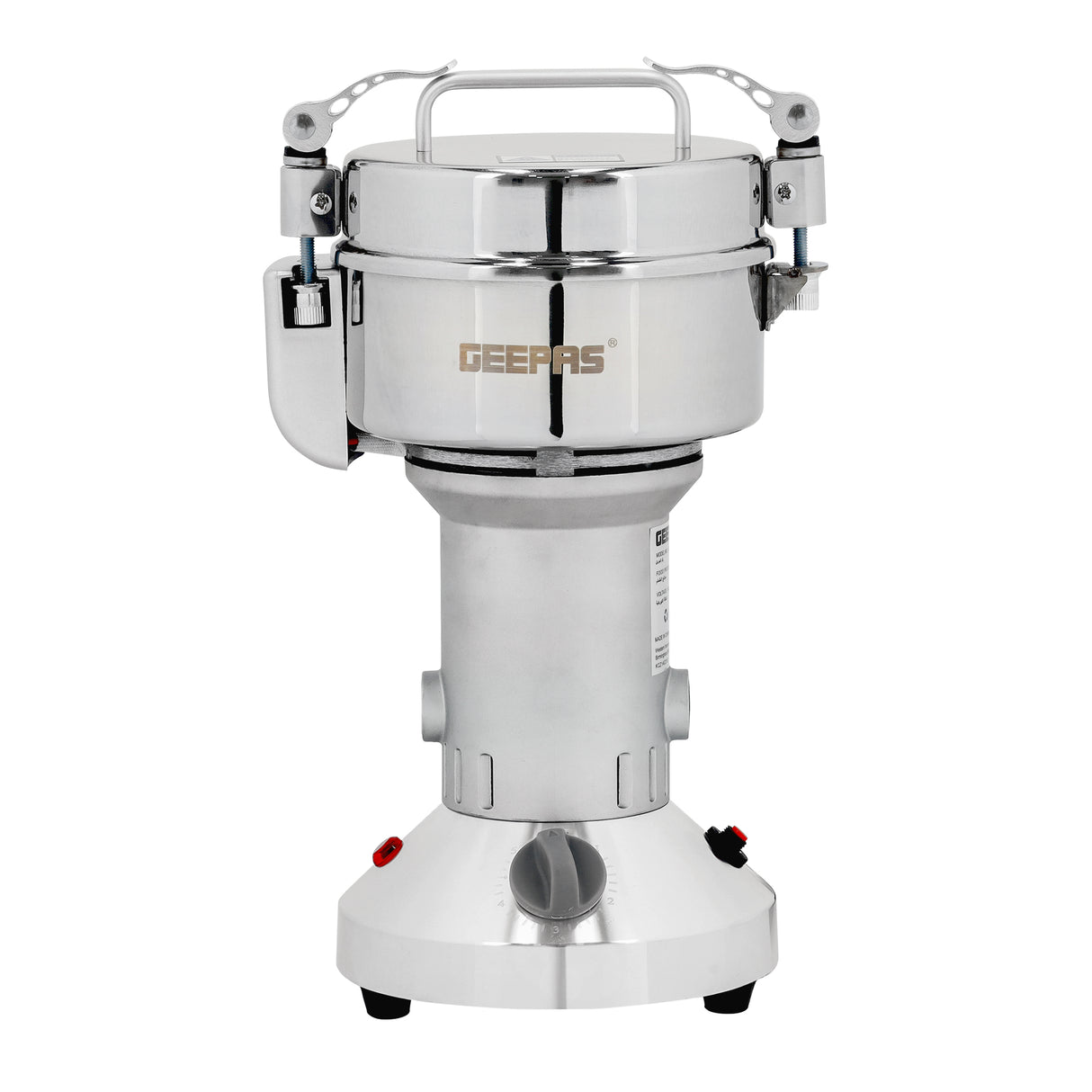 Geepas GCG41014 Food Processor | 1400W High-Speed Grinder with 300g Capacity | Durable Stainless Steel Bowl & Blade | Safety Micro Switch | Open Lid Protection