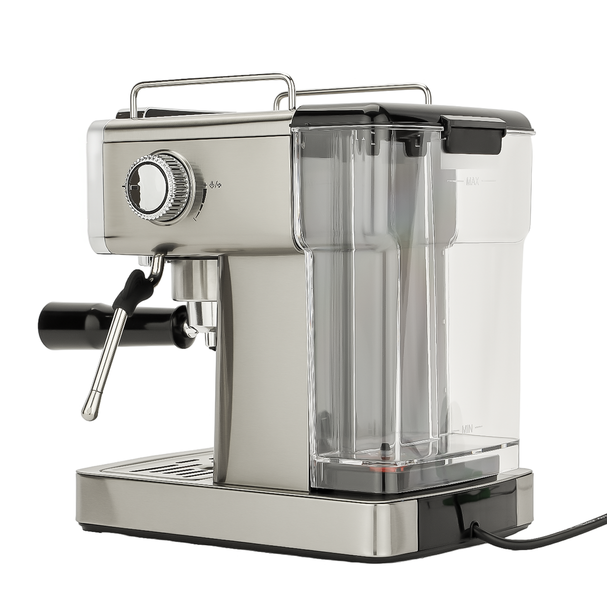 Geepas GCM41520 Espresso Coffee Machine | 20 Bar High-Pressure ULKA Pump, 1.8L Detachable Water Tank| Professional Frothing Function| Dual Cup Filter | 2 Years Warranty