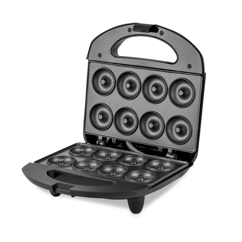 Geepas Donut Maker GDM36532 | 8 Pcs Capacity | 650–780W Power| Non-Stick Plates| Cool-Touch Housing | Compact Upright Storage| Skid-Resistant Feet | 2 Years Warranty