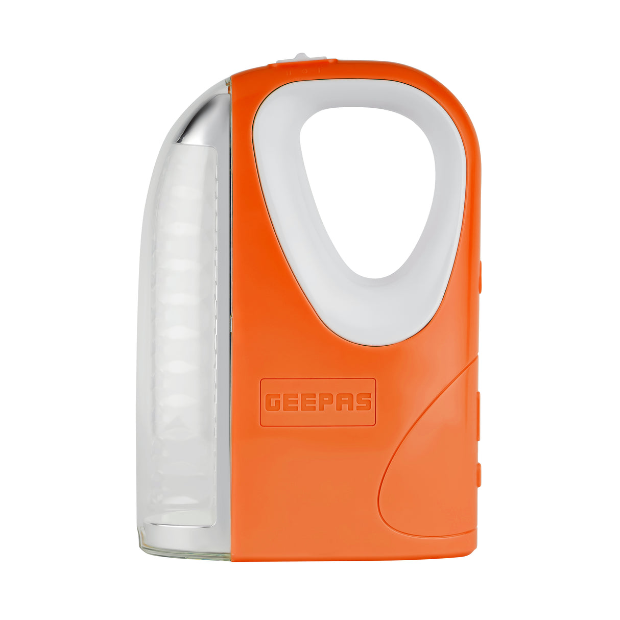 Geepas Rechargeable Emergency Lantern GE51045 | 30 SMD LEDs, 5H Backup, Solar DC Input | Portable, Lightweight with Handle | Ideal for Indoor & Outdoor,  2Year Warranty