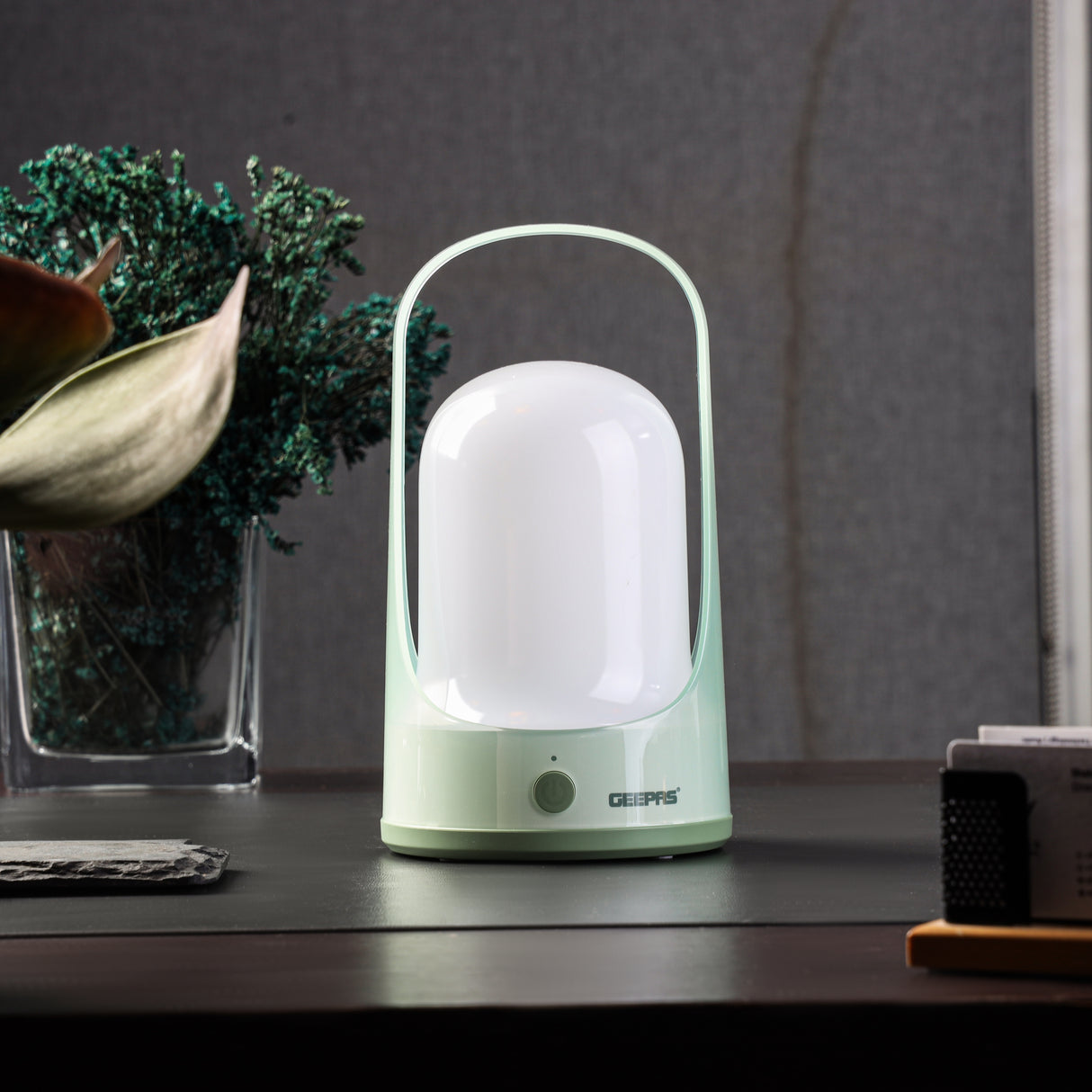 Geepas Rechargeable Emergency Lantern GE51068 | 60 SMD LEDs, 10H Backup, 360° Light, Portable & Lightweight with Handle | Perfect for Indoor & Outdoor,  2 Years Warranty