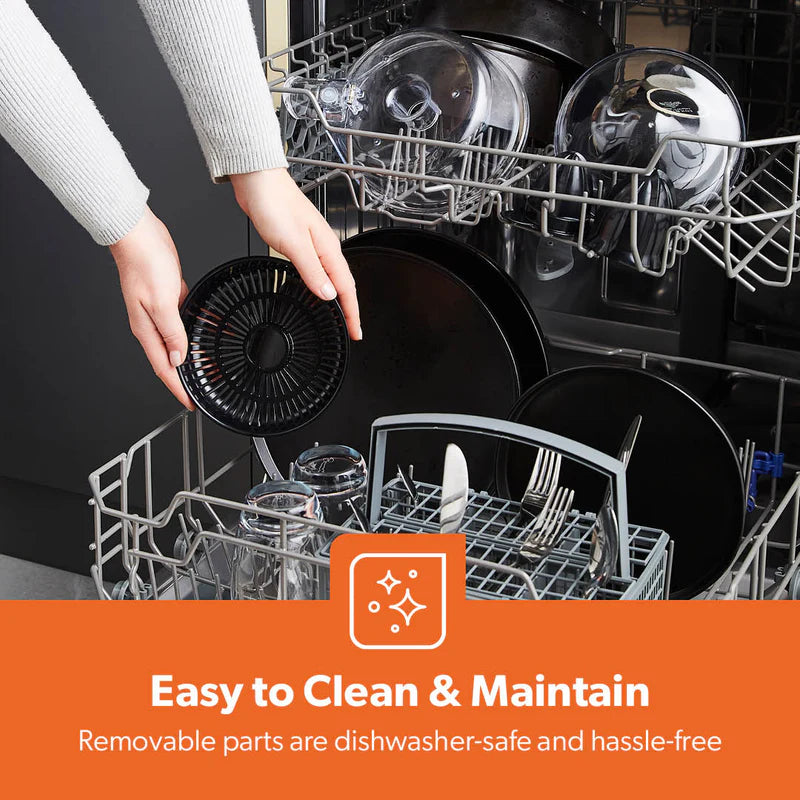 Geepas GCJ46013UK Citrus Juicer |Durable Stainless Steel Housing |Anti-Drip Spout for Mess-Free Serving |2 Cone Design |Anti-Dust Cover | 100W |Orange & Lemon Juice Maker