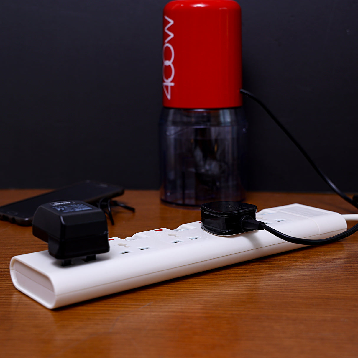 Geepas 5 Way Extension Socket 13A | 4 Power Switches with LED Indicators, 3m Extra Long Cord, Overcurrent Protection, Ideal for Home, Office & Electronic Devices