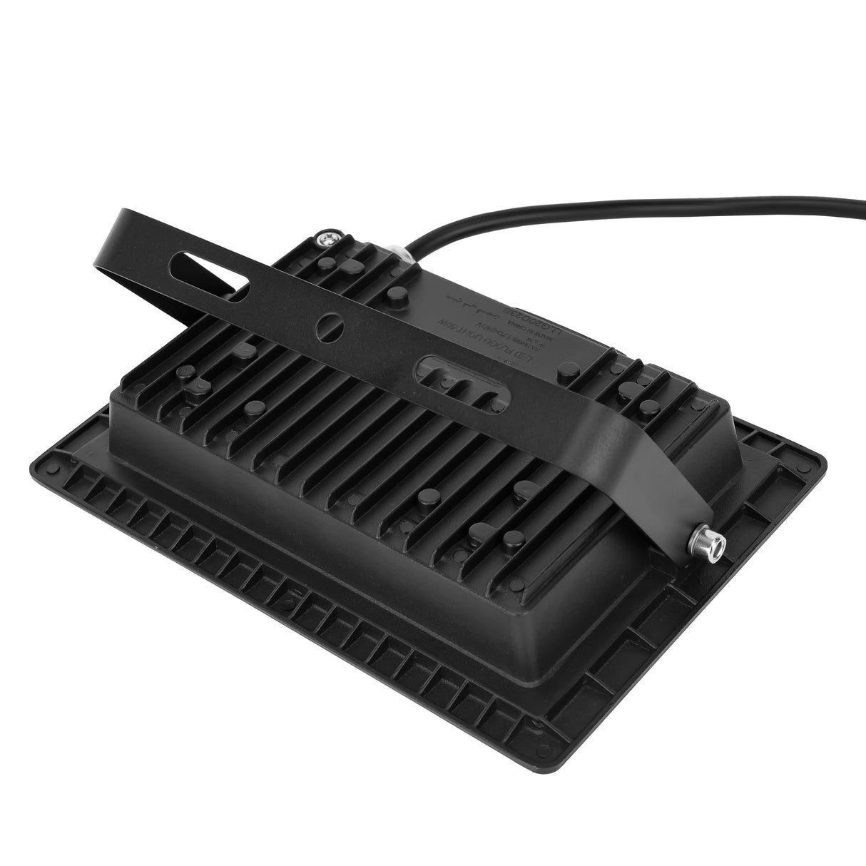 Geepas 50 W LED Flood Light- GESL55120| 4500 Lumens and 6500 K Color Temperature| 80% Energy Efficient LED Light, Perfect for Outdoor Spaces | 2 Year Warranty, Black