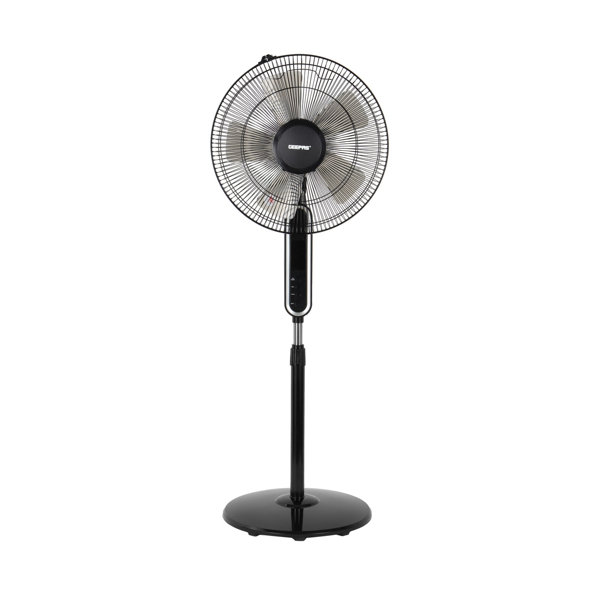 Geepas GF21112 16 Inch Stand Fan with Remote Control | 60W Power| 3 Speed Settings| 5 Durable AS Blades| 7.5 Hour Timer| Wide Oscillation Function| 2 Years Warranty