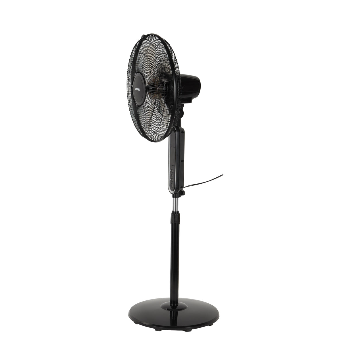 Geepas GF21112 16 Inch Stand Fan with Remote Control | 60W Power| 3 Speed Settings| 5 Durable AS Blades| 7.5 Hour Timer| Wide Oscillation Function| 2 Years Warranty