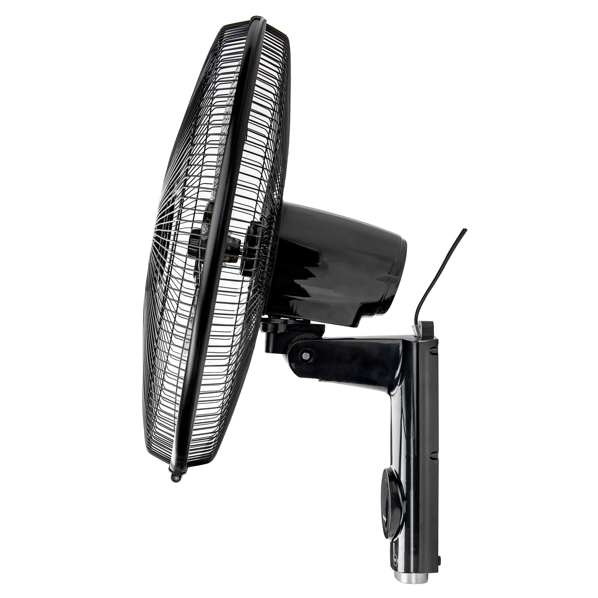 Geepas 18 Inch Wall Fan with Remote Control GF21125 | Powerful Copper Motor| 3 Speed Settings| 5 AS Blades| Oscillation| 7.5h Timer| Self-Protection| 2 Years Warranty