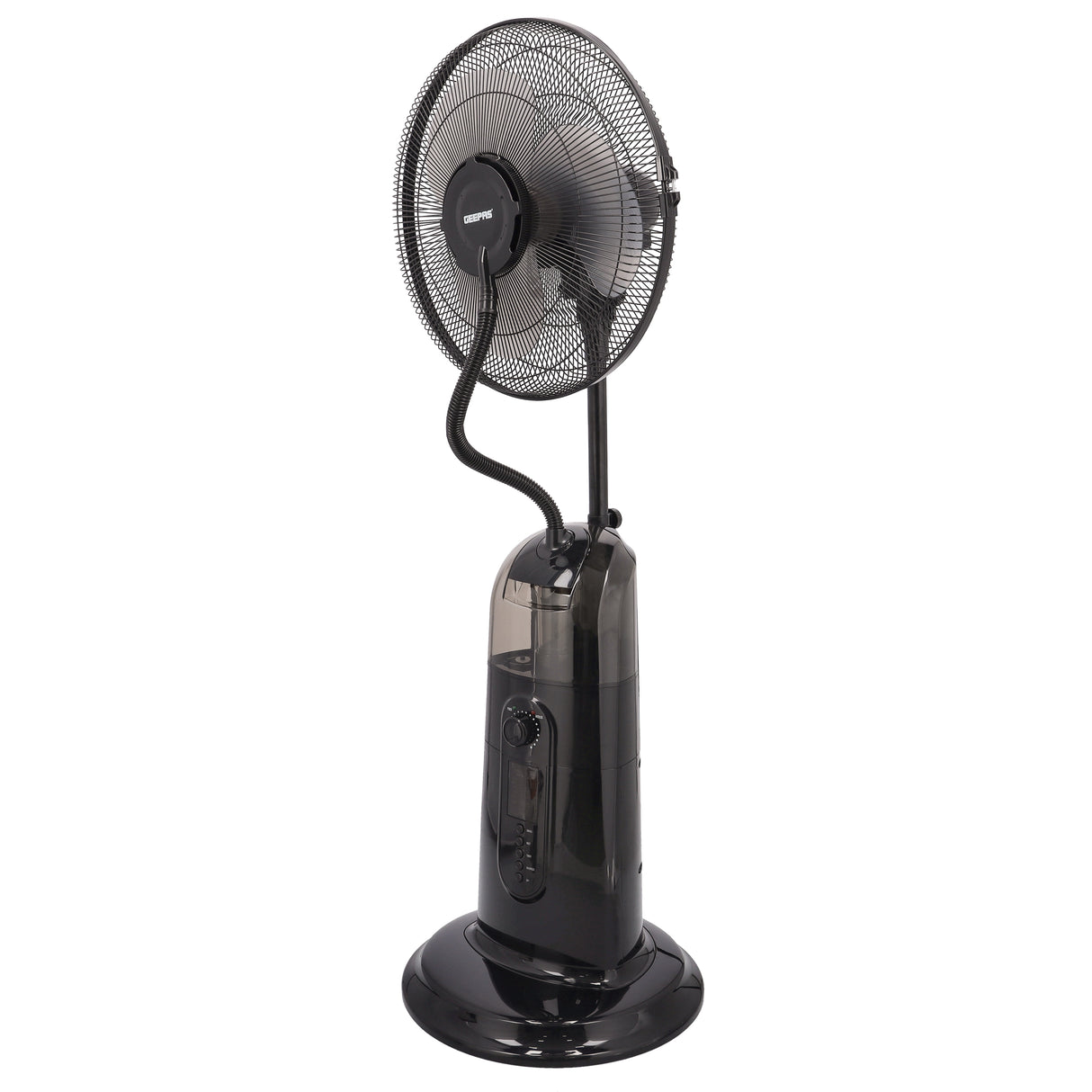 Geepas GF21161 16-Inch Mist Fan with LCD Display | 3 Wind Speeds| 3 Cooling Modes| 7.5-Hour Timer| 2L Water Tank| Remote Control| 100% Copper Motor| 2 Years Warranty