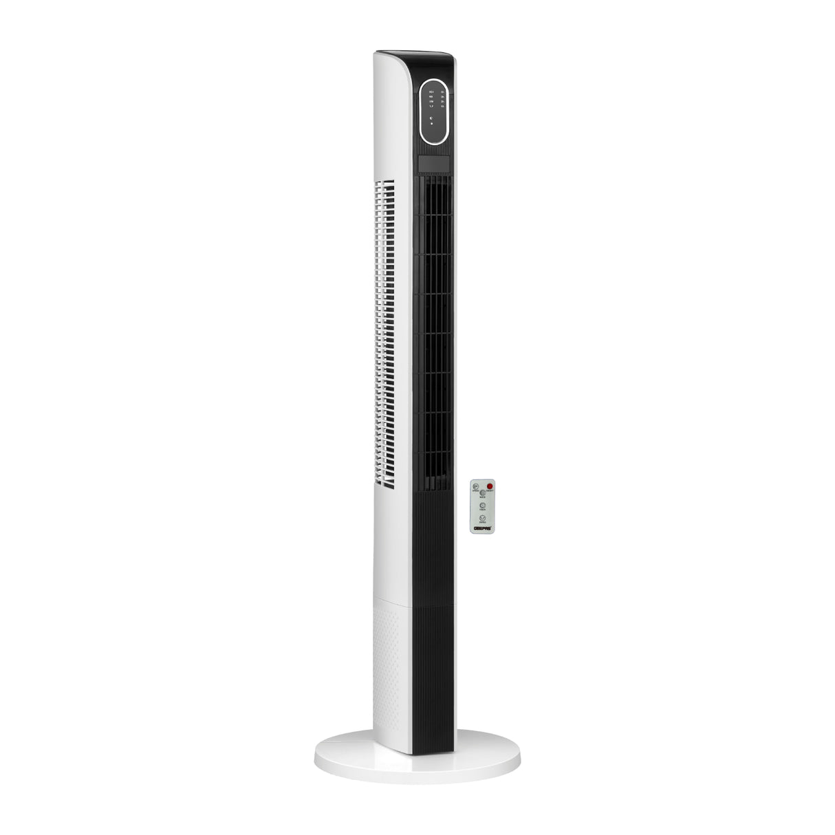Geepas GF21167 Digital Tower Fan | 3 Wind Modes & 3 Speed Settings | Remote Control | 10-Hour Timer | LED Display | Powerful Airflow | Safe Operation| 2 Years Warranty