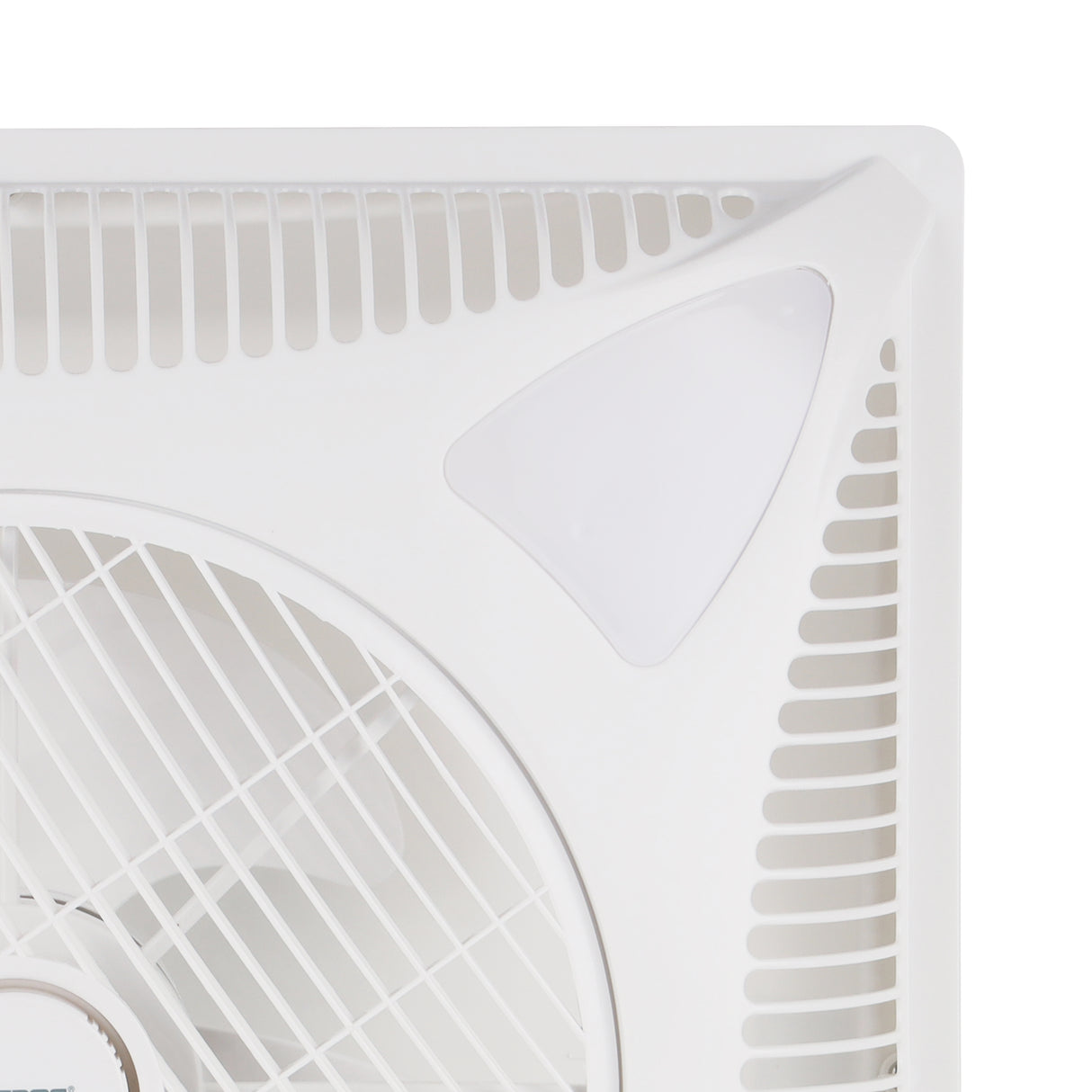 Geepas Grid Fan-GF21200/Comes with Inbuilt LED, 14-inch Size, LED Inbuilt, 3-Speed Control, 1230 RPM, Remote Control/ ABS Durable Material,  White Color, 2 Years Warranty