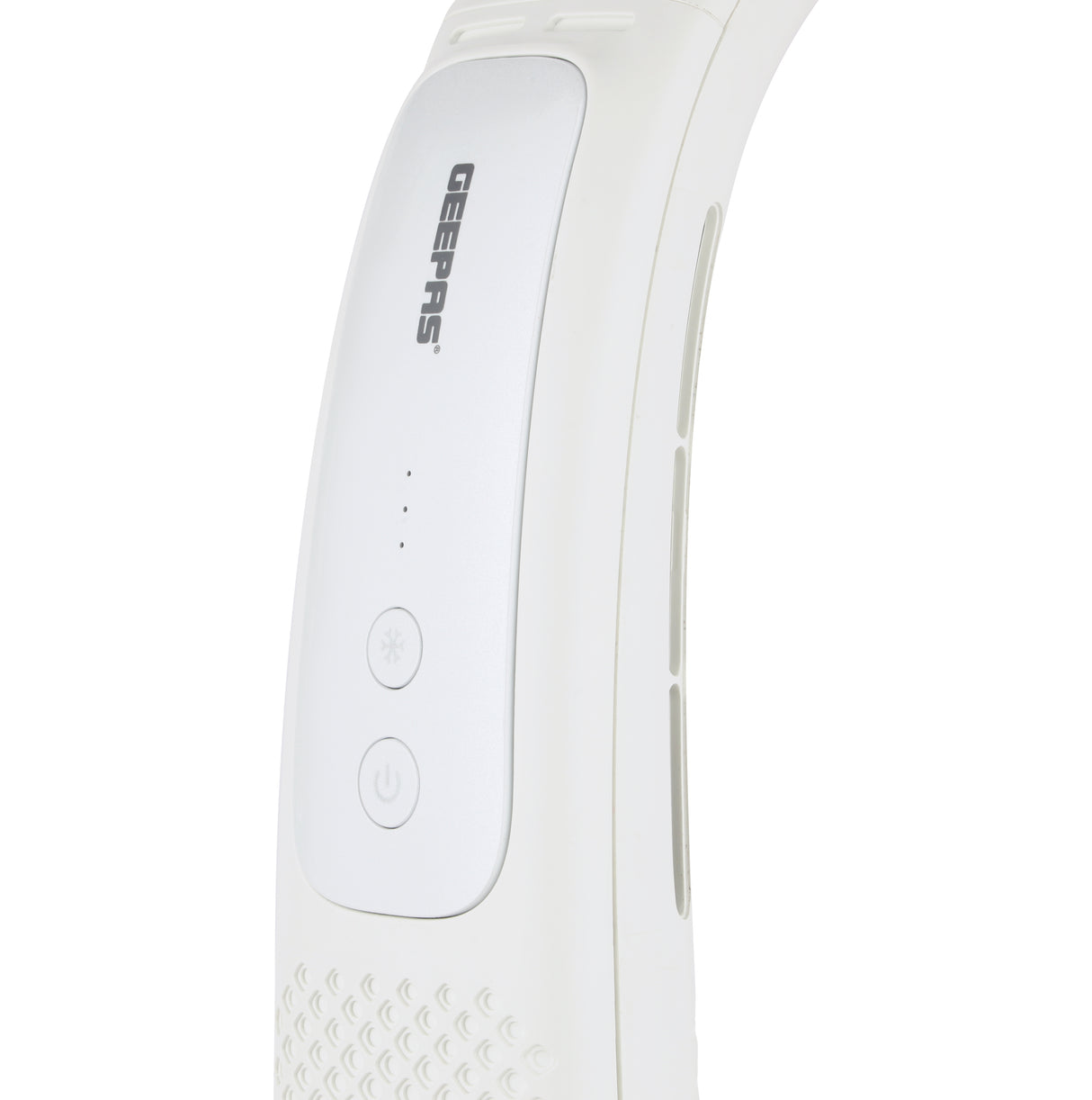 Geepas Cool Collar- GF21229/ 12 Hours Long Working Time, 3 Speed Levels/Lightweight, Suitable for Indoor and Outdoor Use/ Silent, Safe and Secure/ White, 2 Years Warranty