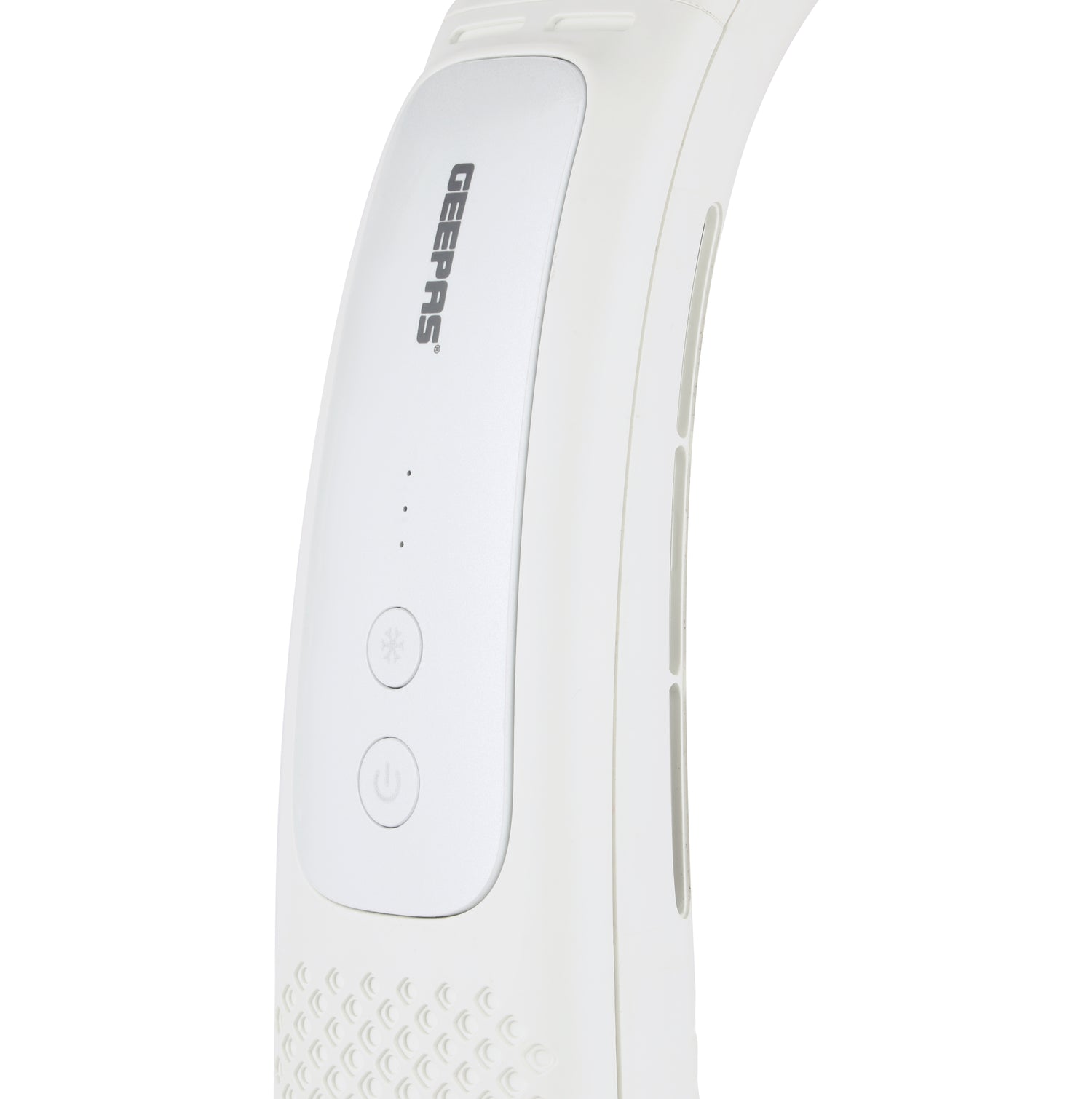 Geepas Cool Collar- GF21229/ 12 Hours Long Working Time, 3 Speed Levels/Lightweight, Suitable for Indoor and Outdoor Use/ Silent, Safe and Secure/ White, 2 Years Warranty