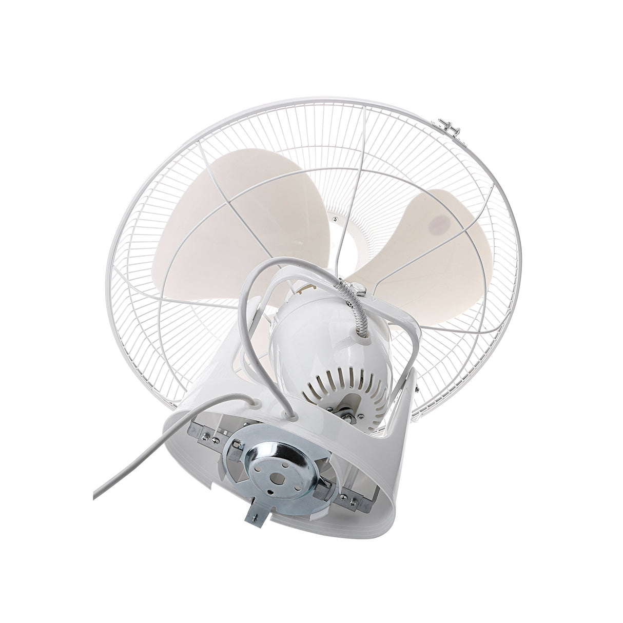 Geepas 16 Inch Orbit Fan GF9607 | Low Noise| 3 Durable ABS Blades| Metal Safety Net| Auto Rotation| Speed Controller| Adjustable Angle| AC 220-240V 60W| 2 Years Warranty