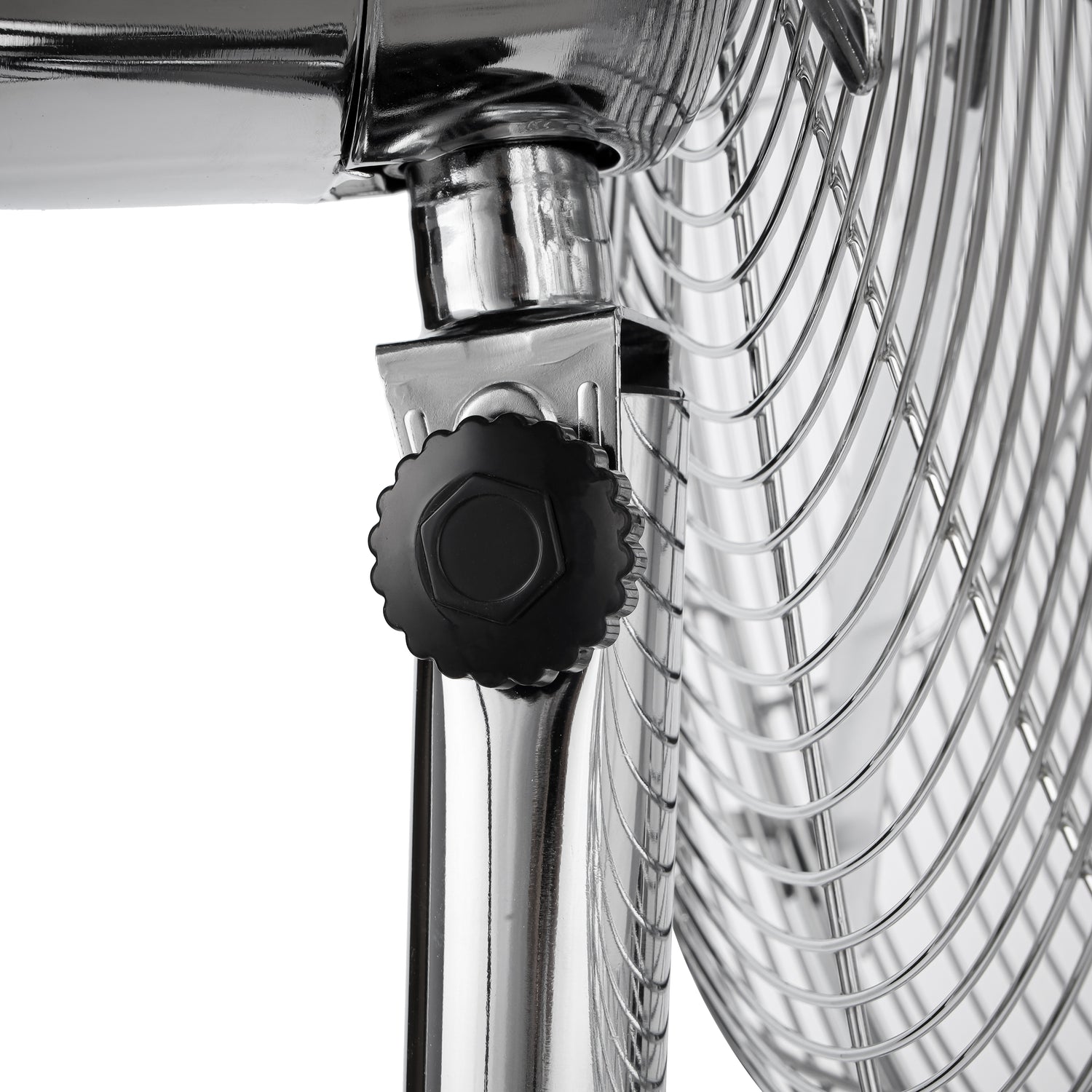 Geepas GF9611 16-Inch Metal Stand Fan | 5 Aluminium Blades | 3 Speed Settings | Silent Operation | Adjustable Height & Oscillation |  50W Motor | 2 Years Warranty