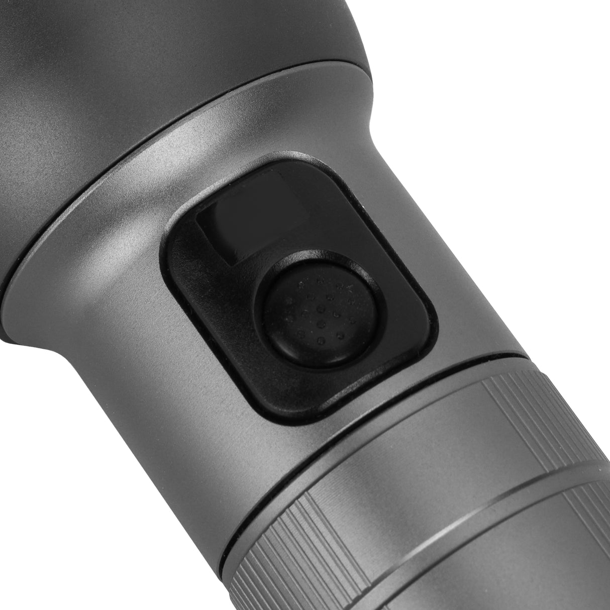 Geepas Digital Zoomable LED Flashlight- GFL3874Z/ 60W Laser High-Power LEDs, 12 Hours Continuous Working/ Aluminum Alloy Housing / Black, Limited Lifetime Warranty