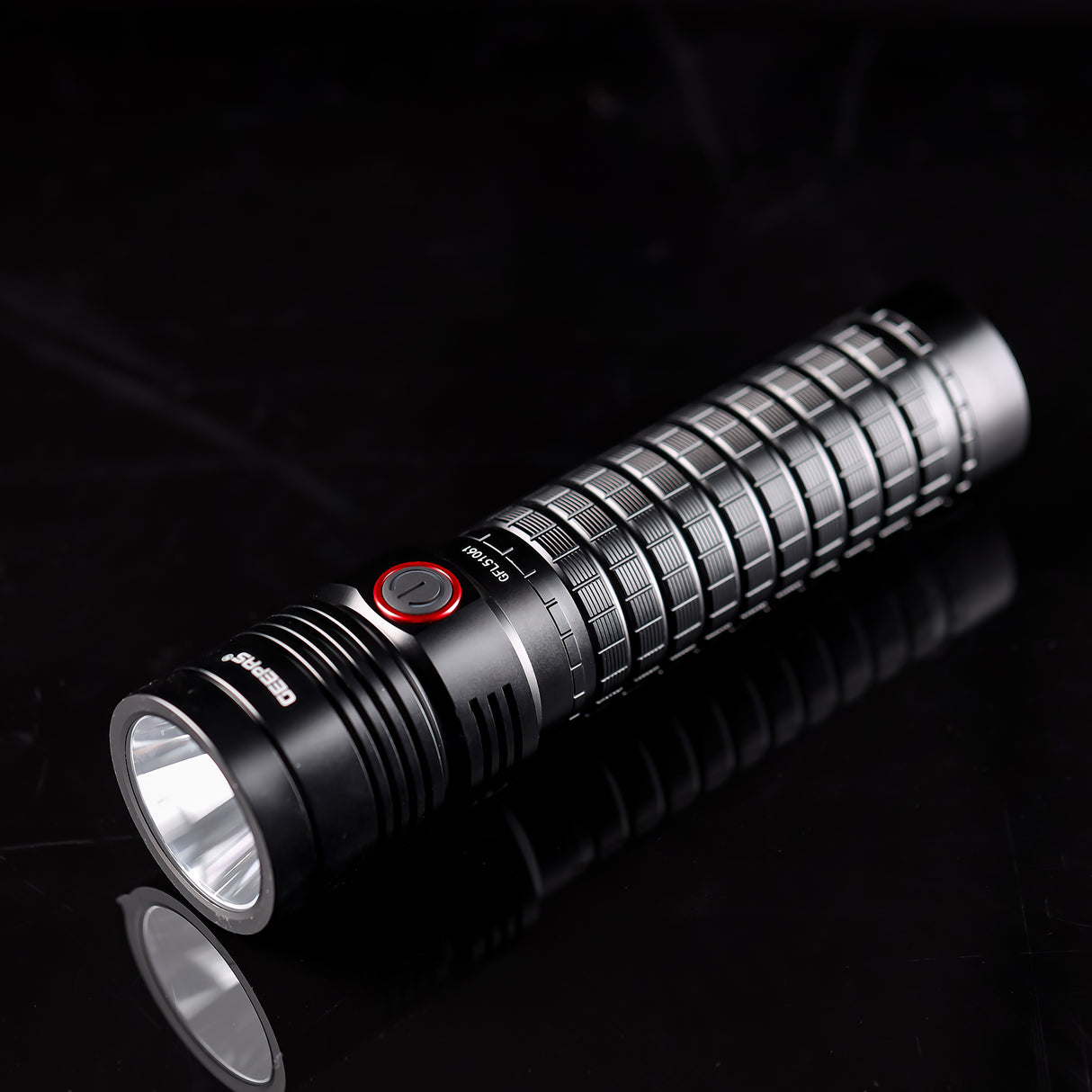 Geepas Rechargeable LED Flashlight- GFL51061/ 50W, 6500-8000K, Perfect for Indoor and Outdoor Use, 30 Hours Continuous Working/ with Aircraft Aluminum Housing