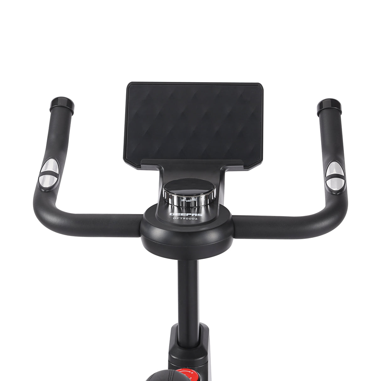 Geepas Spin Bike- GFT90006/ Low Noise, with Built-In Bluetooth and Digital Display/ Adjustable Resistance, Customizable, Heart Rate Sensor