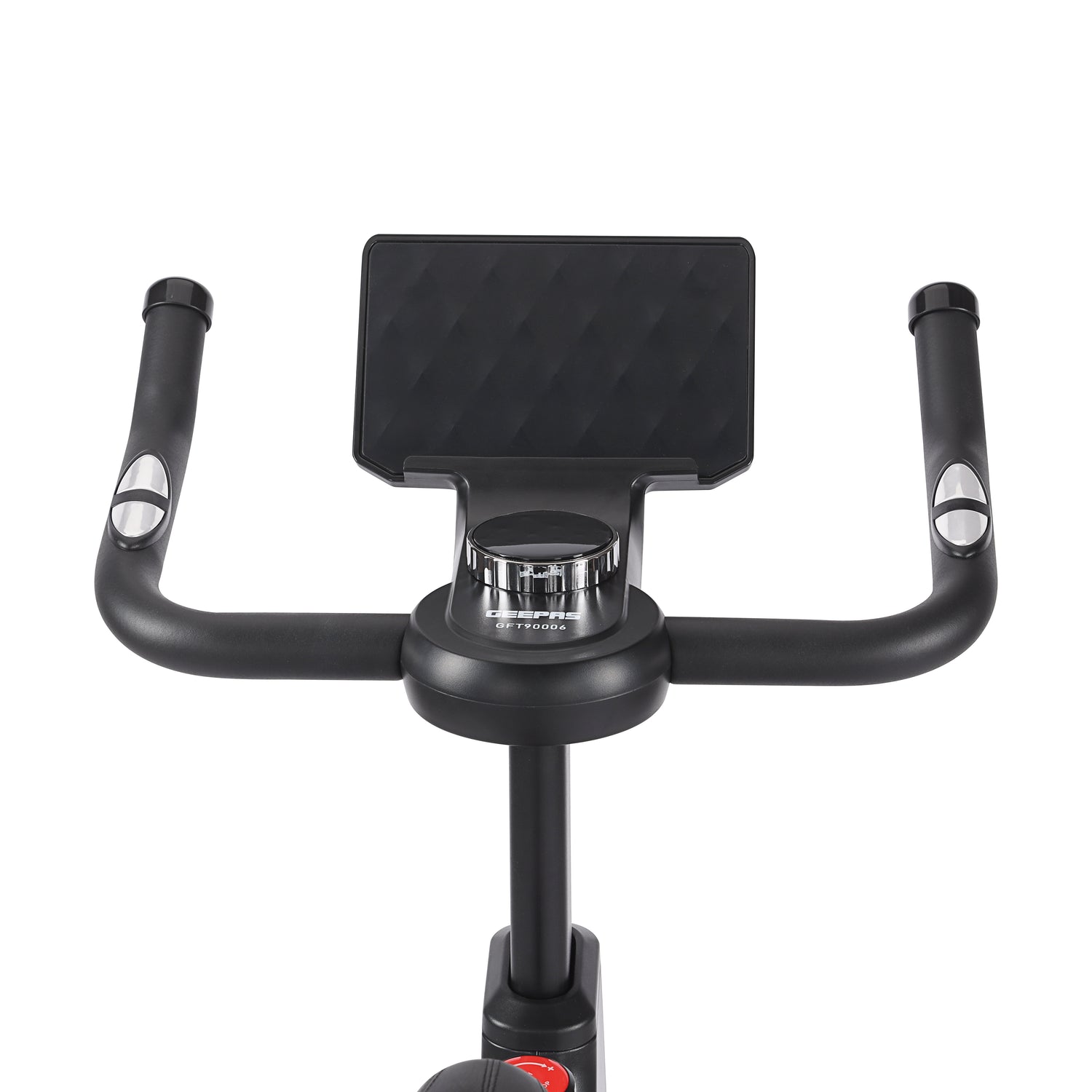 Geepas Spin Bike- GFT90006/ Low Noise, with Built-In Bluetooth and Digital Display/ Adjustable Resistance, Customizable, Heart Rate Sensor