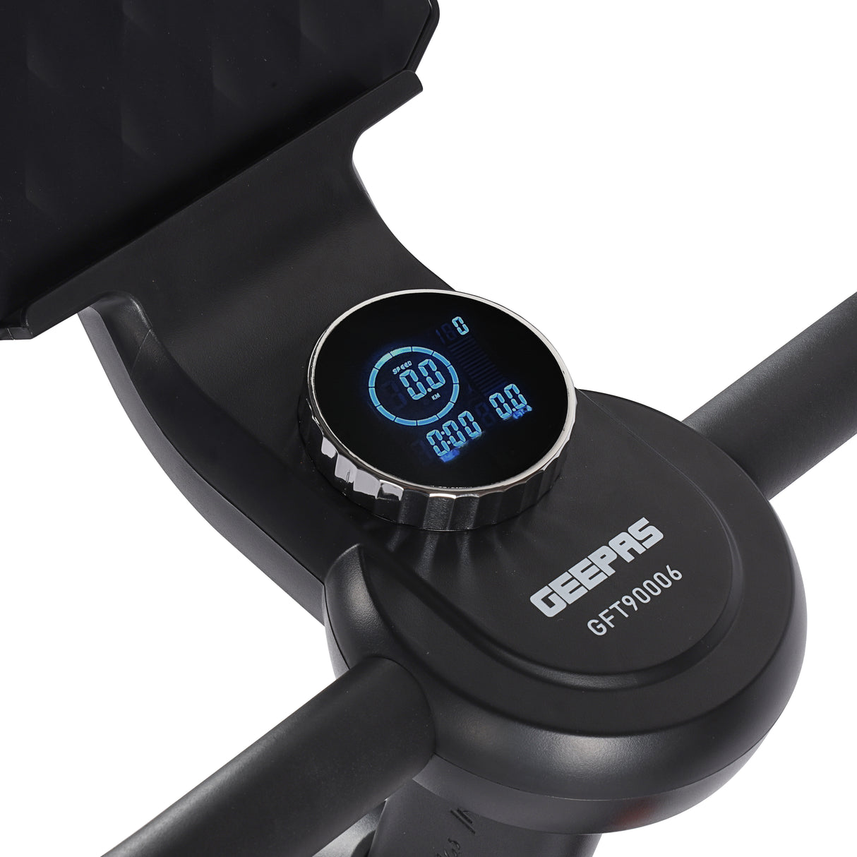 Geepas Spin Bike- GFT90006/ Low Noise, with Built-In Bluetooth and Digital Display/ Adjustable Resistance, Customizable, Heart Rate Sensor