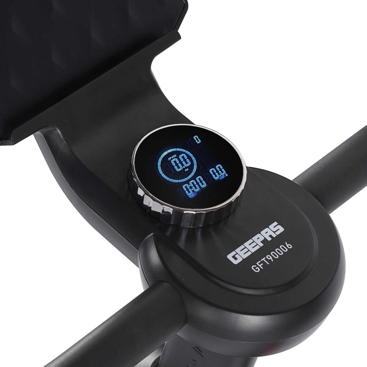 Geepas Spin Bike- GFT90006/ Low Noise, with Built-In Bluetooth and Digital Display/ Adjustable Resistance, Customizable, Heart Rate Sensor