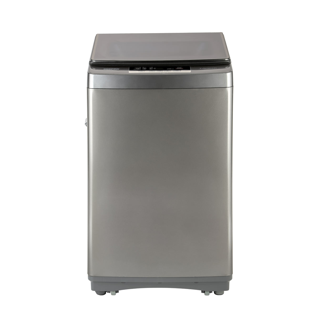 Geepas GFWM8823SX Fully Automatic Top Load Washing Machine | 8kg Capacity| 450W Wash Power| 8 Wash Programs| Diamond Drum| LED Display| Safety Lock| 1-Year Warranty