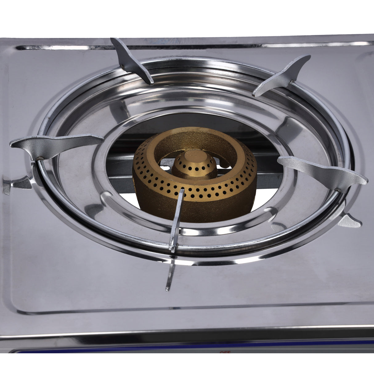 Geepas Stainless Steel Gas Cooker GGC31033 | 2 Burner Gas Stove | Heavy-Duty Cast Iron Burners| Automatic Ignition System| Durable Stainless Steel Body|2 Years Warranty