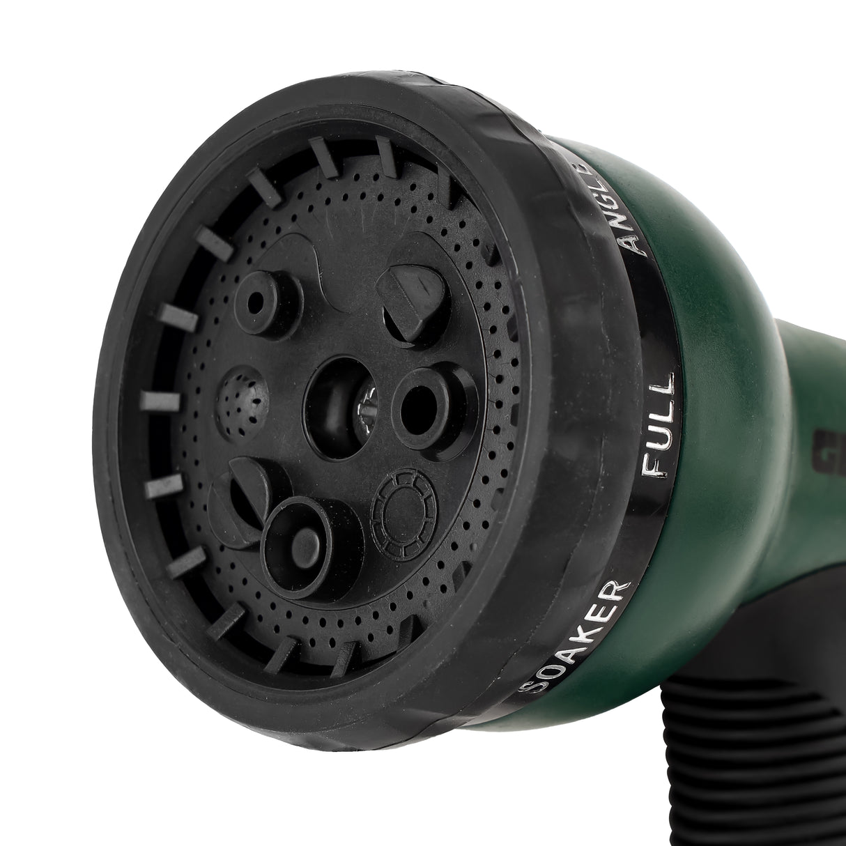 Geepas 8 Pattern Spray Set- GGP61172| Spray Nozzle with 8 Different and Adjustable Spray Pattern, Premium-Quality Construction| Light-Weight| Black, 2 Years Warranty