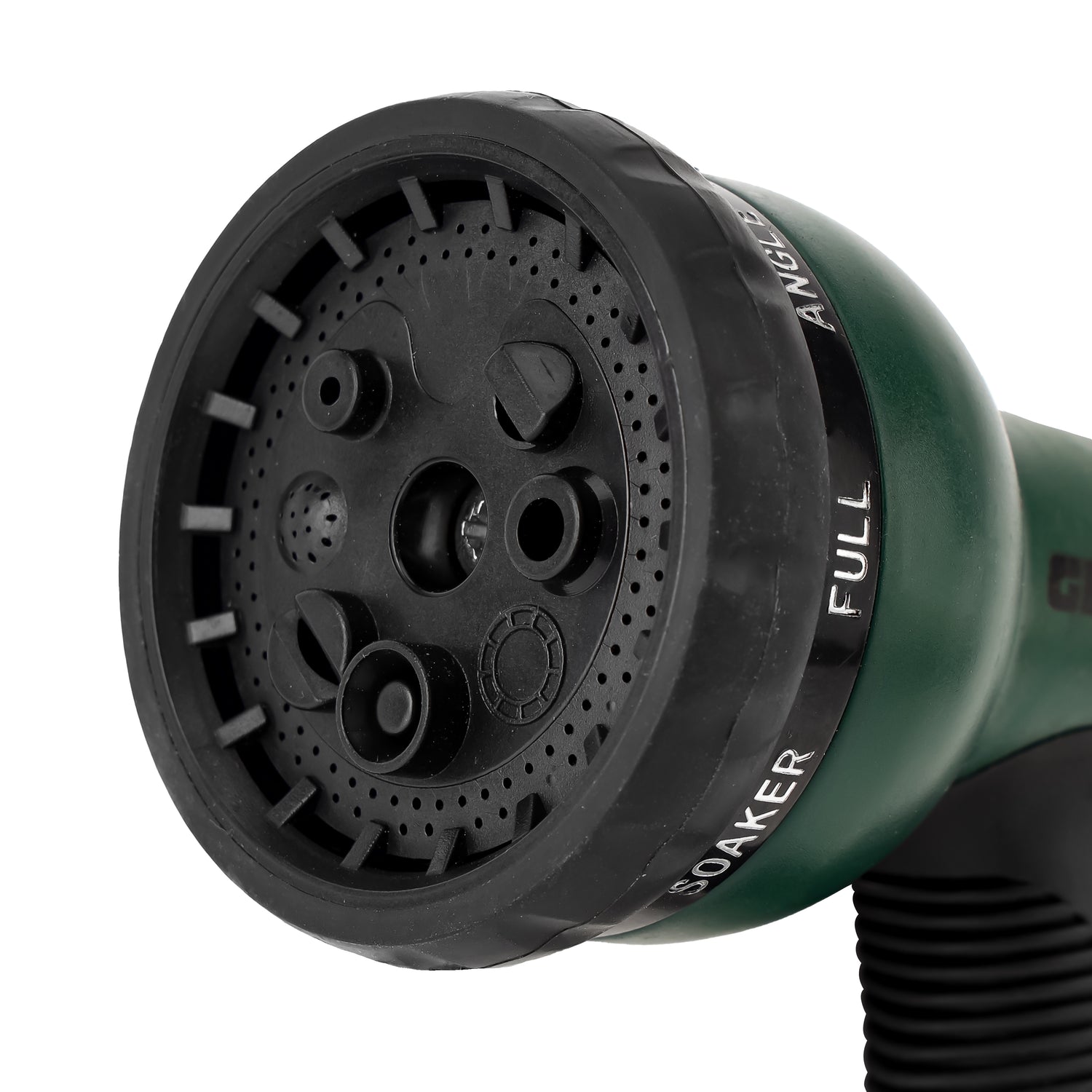Geepas 8 Pattern Spray Set- GGP61172| Spray Nozzle with 8 Different and Adjustable Spray Pattern, Premium-Quality Construction| Light-Weight| Black, 2 Years Warranty