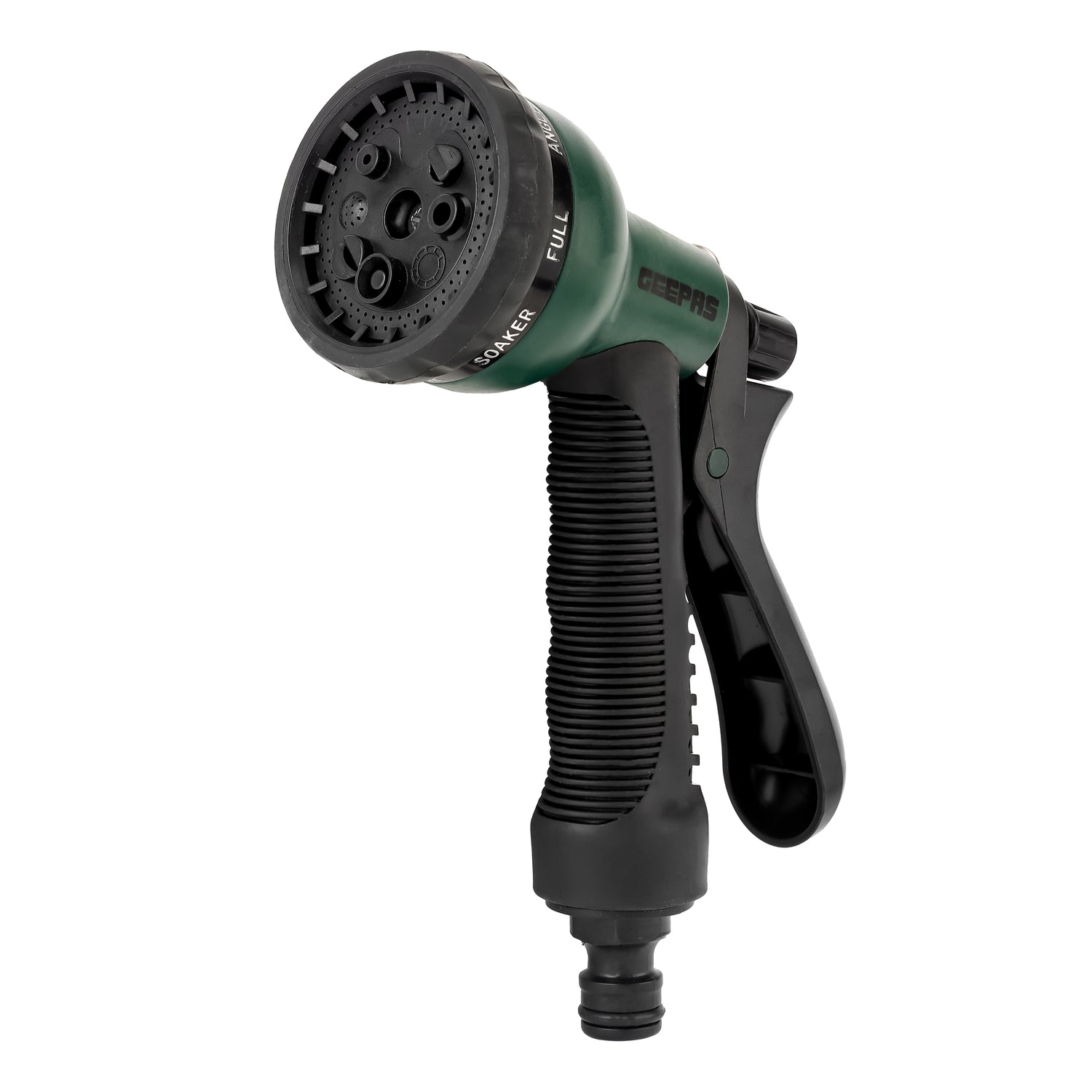 Geepas 8 Pattern Spray Set- GGP61172| Spray Nozzle with 8 Different and Adjustable Spray Pattern, Premium-Quality Construction| Light-Weight| Black, 2 Years Warranty