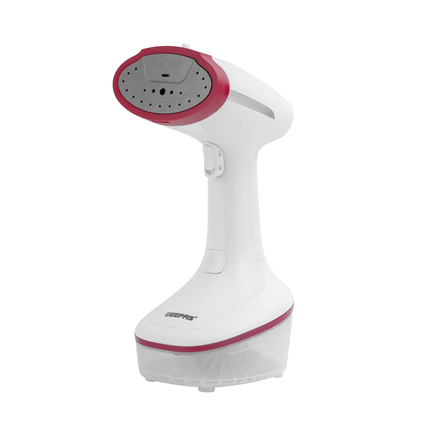 Geepas GGS25021 Handheld Garment Steamer | 1630W Power|  Ceramic Head|  Continuous & Variable Steam|  Detachable Tank|  Auto Shut Off|  Travel-Friendly|  2 Years Warranty