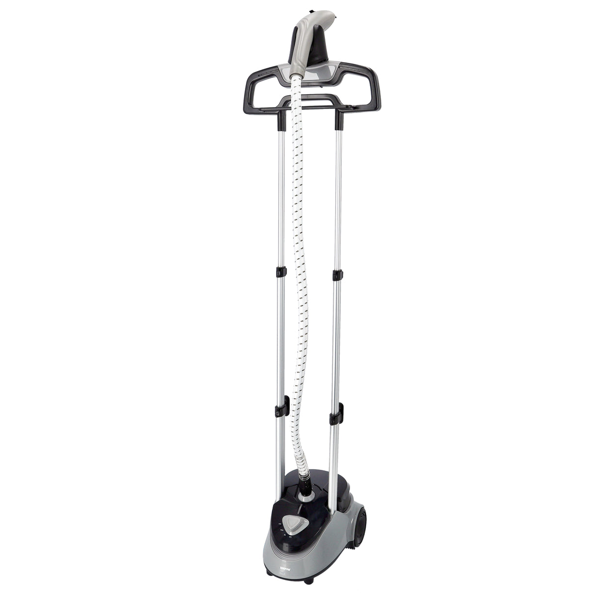 Geepas GGS25032 Garment Steamer | 2.6L Water Tank, 1800W Power | 3 Steam Settings| Dual Bar Support | Thermostat Protection | Chemical-Free Steam | 2 Years Warranty