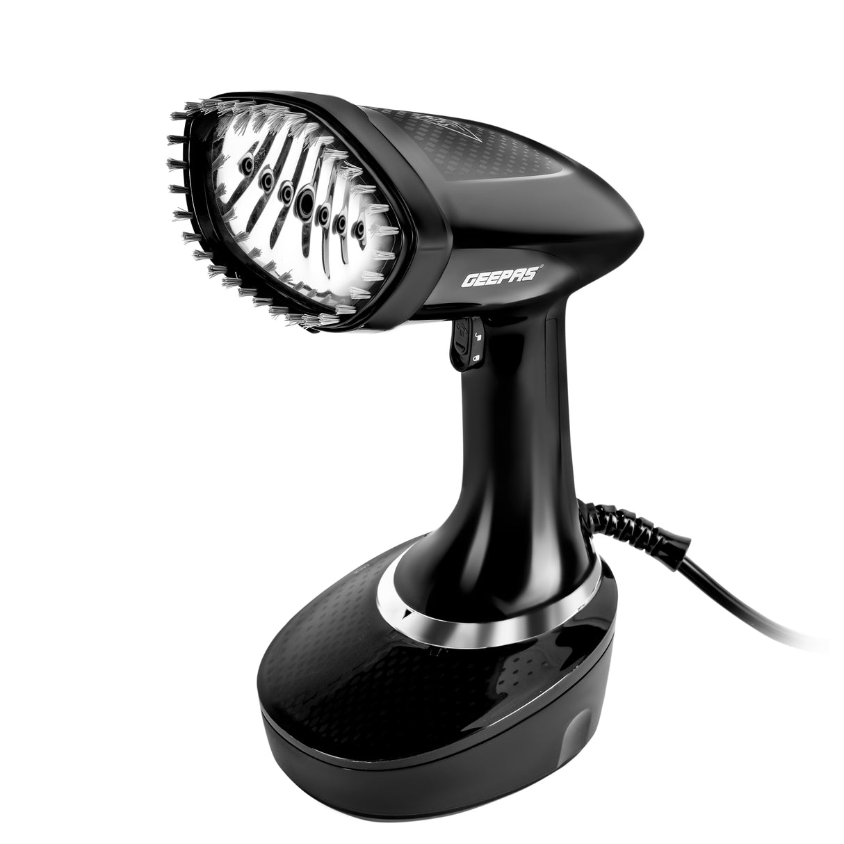 Geepas GGS25041 Handheld Garment Steamer | 1500W| 400ml Detachable Water Tank| 25g/min Steam | Stainless Steel Panel| Vertical Ironing| Fast Heat-Up| 2 Years Warranty